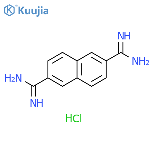 naphthalene-2,6-
bis(carboximidamide)dihydrochlorid
e structure