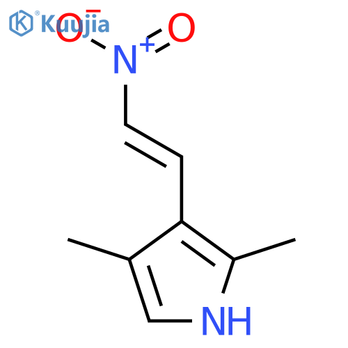 2,4-dimethyl-3-(2-nitroethenyl)-1H-pyrrole structure