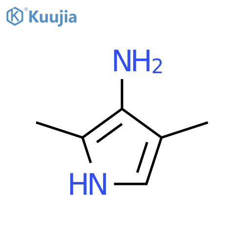 2,4-dimethyl-1H-pyrrol-3-amine structure