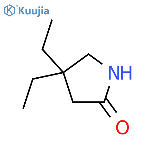 4,4-Diethylpyrrolidin-2-one structure