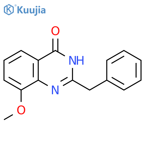4(3H)-Quinazolinone,8-methoxy-2-(phenylmethyl)- structure