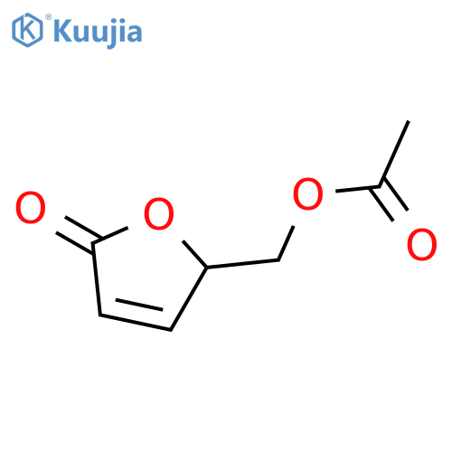 2(5H)-Furanone, 5-[(acetyloxy)methyl]-, (S)- structure