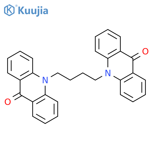 9(10H)-ACRIDINONE, 10,10'-(1,4-BUTANEDIYL)BIS- structure