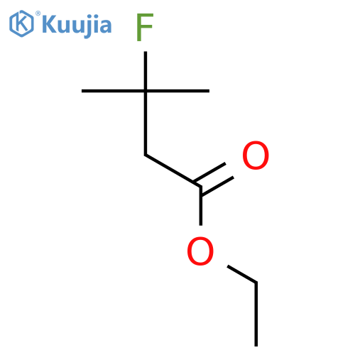 BUTANOIC ACID, 3-FLUORO-3-METHYL-, ETHYL ESTER structure