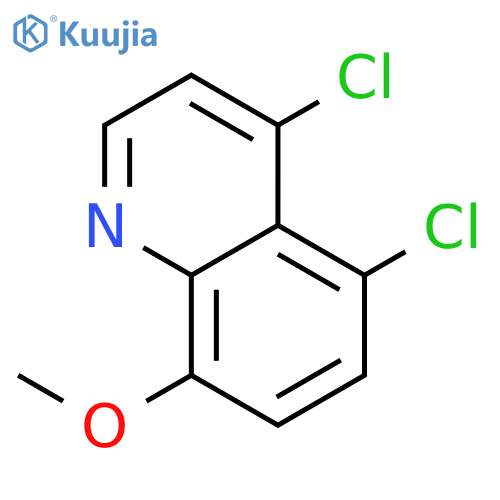 4,5-dichloro-8-methoxyquinoline structure