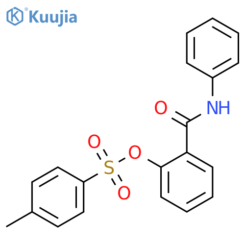 Benzamide, 2-[[(4-methylphenyl)sulfonyl]oxy]-N-phenyl- structure