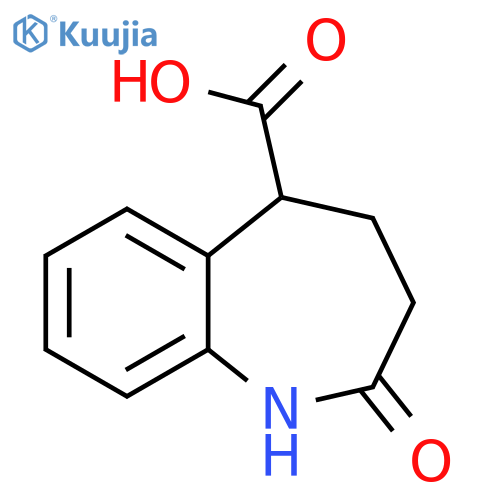 2-oxo-2,3,4,5-tetrahydro-1H-1-benzazepine-5-carboxylic acid structure