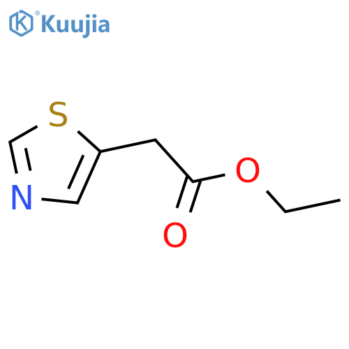 Ethyl 2-(thiazol-5-yl)acetate structure