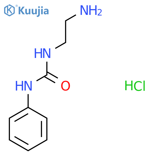 1-(2-Aminoethyl)-3-phenylurea hydrochloride structure