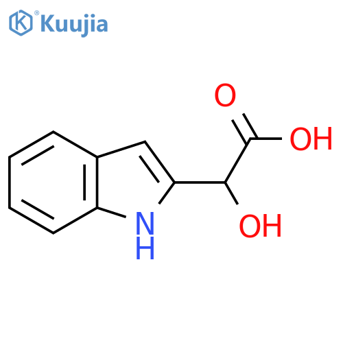2-hydroxy-2-(1H-indol-2-yl)acetic acid structure