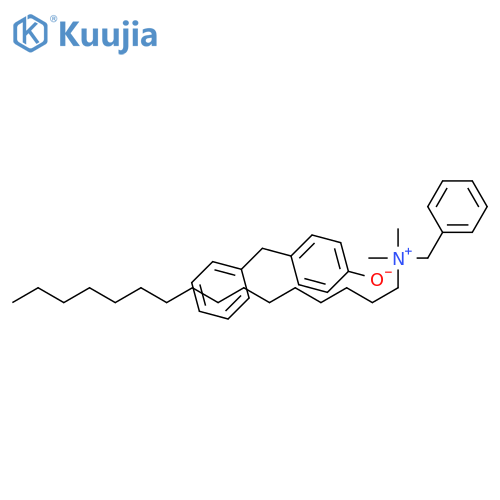 Benzyl(hexadecyl)dimethylammonium alpha-phenyl-p-cresolate structure