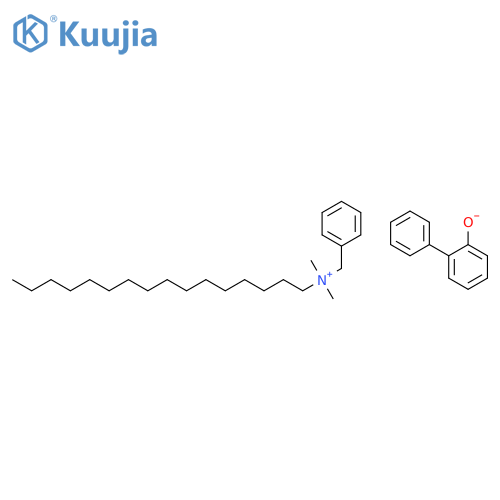 benzyl(hexadecyl)dimethylammonium, salt with [1,1'-biphenyl]-2-ol (1:1) structure