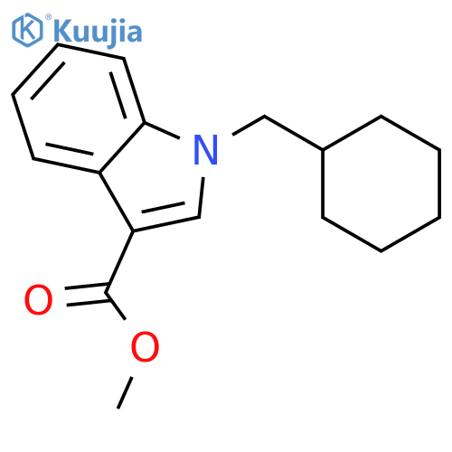 1-(Cyclohexylmethyl)-1H-indole-3-carboxylic Acid Methyl Ester structure