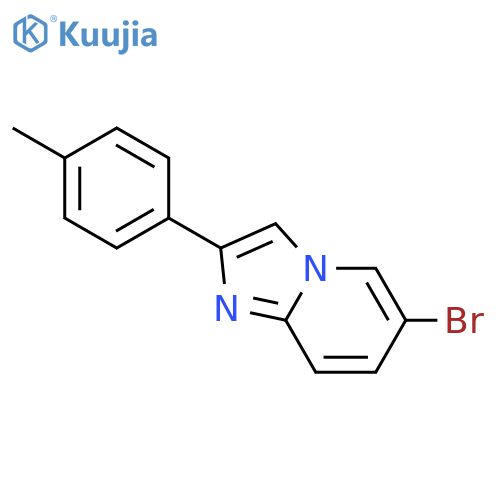 6-bromo-2-(4-methylphenyl)imidazo1,2-apyridine structure