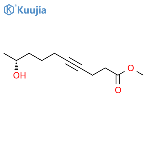 4-DECYNOIC ACID, 9-HYDROXY-, METHYL ESTER, (R)- structure