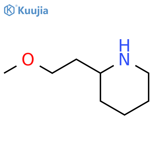 2-(2-Methoxyethyl)piperidine structure