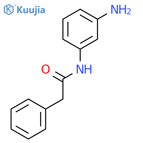 N-(3-Aminophenyl)-2-phenylacetamide structure