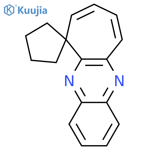 SPIRO[6H-CYCLOHEPTA[B]QUINOXALINE-6,1'-CYCLOPENTANE] structure