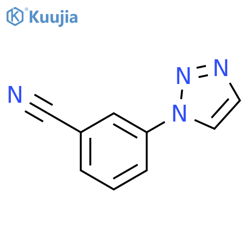 3-(1H-1,2,3-triazol-1-yl)benzonitrile structure