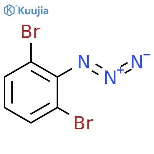 Benzene, 2-azido-1,3-dibromo- structure
