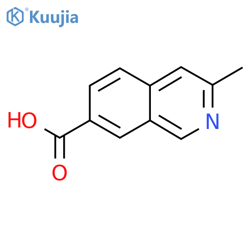 3-Methylisoquinoline-7-carboxylic acid structure