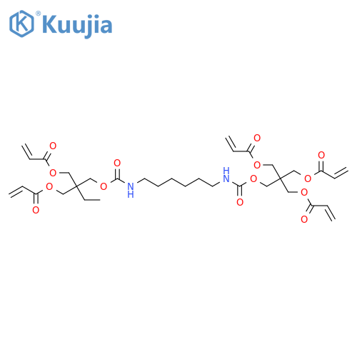 11,15-Dioxa-2,9-diazaoctadec-17-enoicacid, 10,16-dioxo-13,13-bis[[(1-oxo-2-propen-1-yl)oxy]methyl]-,2,2-bis[[(1-oxo-2-propen-1-yl)oxy]methyl]butyl ester structure