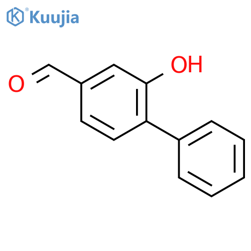 [1,1'-Biphenyl]-4-carboxaldehyde,2-hydroxy- structure