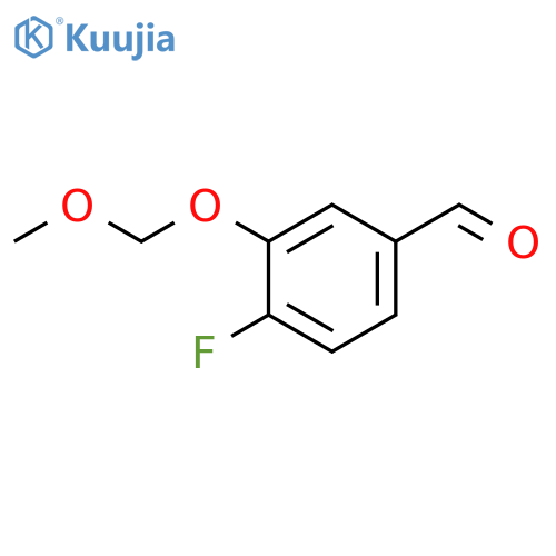 4-Fluoro-3-(methoxymethoxy)benzaldehyde structure