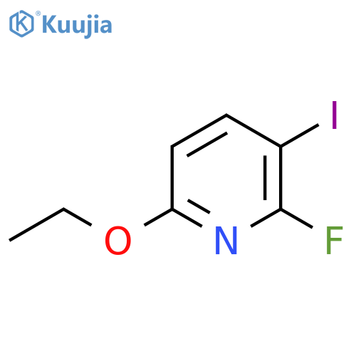 Pyridine, 6-ethoxy-2-fluoro-3-iodo- structure