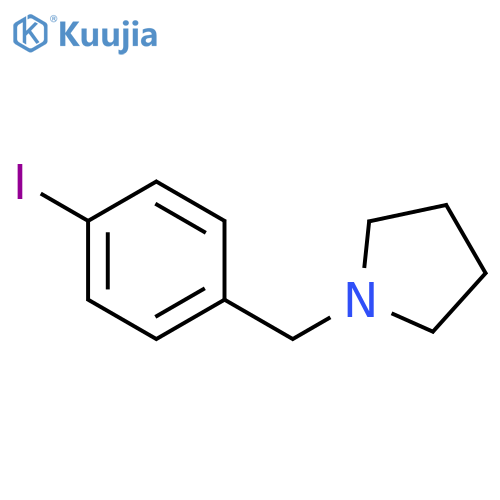 1-(4-Iodobenzyl)pyrrolidine structure