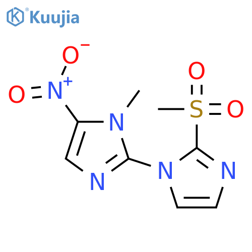 1,2'-BI-1H-IMIDAZOLE, 1'-METHYL-2-(METHYLSULFONYL)-5'-NITRO- structure