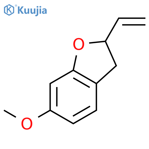 BENZOFURAN, 2-ETHENYL-2,3-DIHYDRO-6-METHOXY- structure