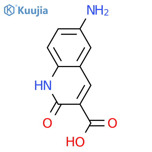 3-Quinolinecarboxylic acid, 6-amino-1,2-dihydro-2-oxo- structure