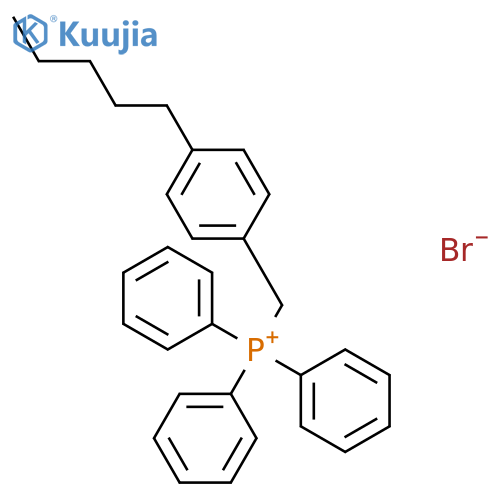 PHOSPHONIUM, [(4-PENTYLPHENYL)METHYL]TRIPHENYL-, BROMIDE structure