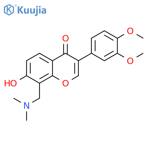 3-(3,4-dimethoxyphenyl)-8-[(dimethylazaniumyl)methyl]-4-oxochromen-7-olate structure