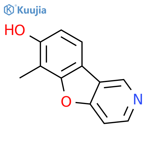 Benzofuro[3,2-c]pyridin-7-ol, 6-methyl- structure