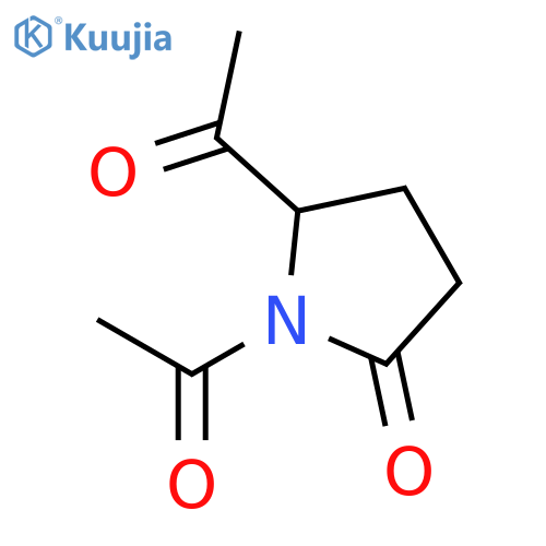 2-Pyrrolidinone, 1,5-diacetyl- (9CI) structure