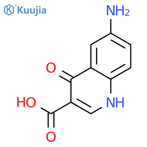 3-Quinolinecarboxylic acid, 6-amino-1,4-dihydro-4-oxo- structure