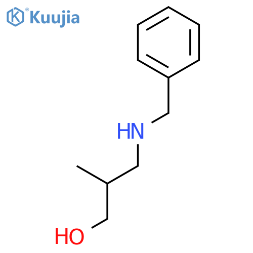 3-(Benzylamino)-2-methylpropan-1-ol structure