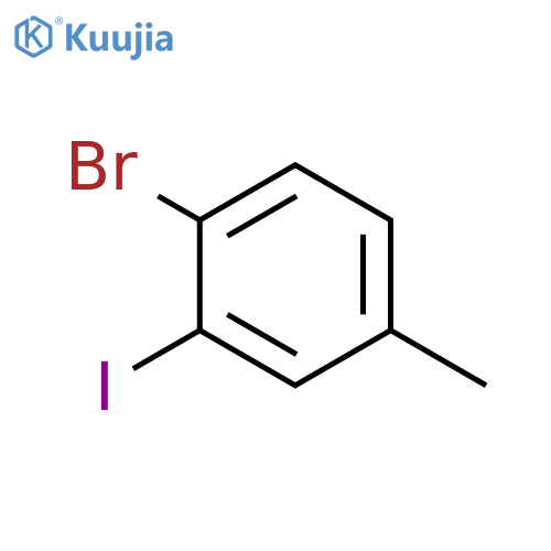 1-Bromo-2-iodo-4-methylbenzene structure