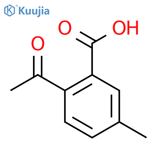 2-Acetyl-5-methylbenzoic acid structure
