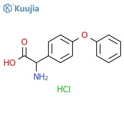 2-AMINO-2-(4-PHENOXYPHENYL)ACETIC ACID HYDROCHLORIDE structure