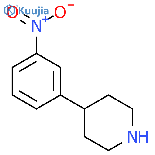 4-(3-Nitrophenyl)piperidine structure