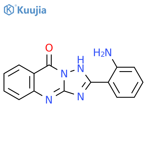 [1,2,4]Triazolo[5,1-b]quinazolin-9(1H)-one, 2-(2-aminophenyl)- structure