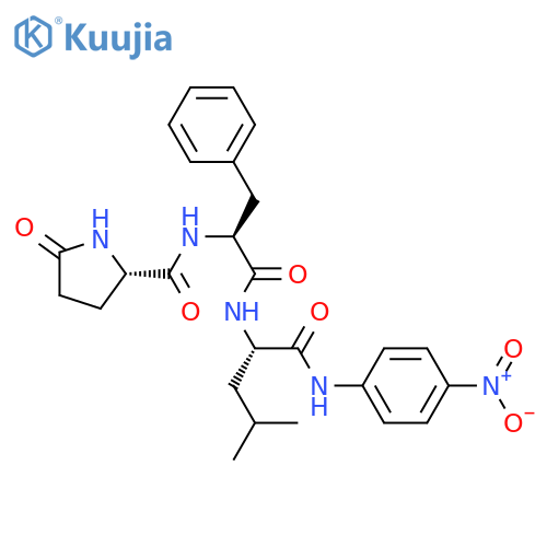 Pyr-Phe-Leu-pNA structure