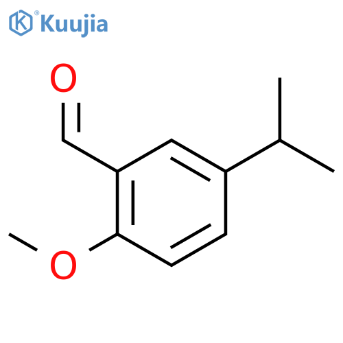 2-methoxy-5-(propan-2-yl)benzaldehyde structure
