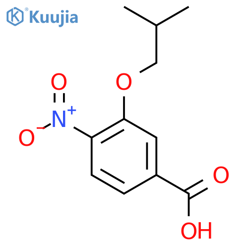 3-Isobutoxy-4-nitrobenzoic acid structure