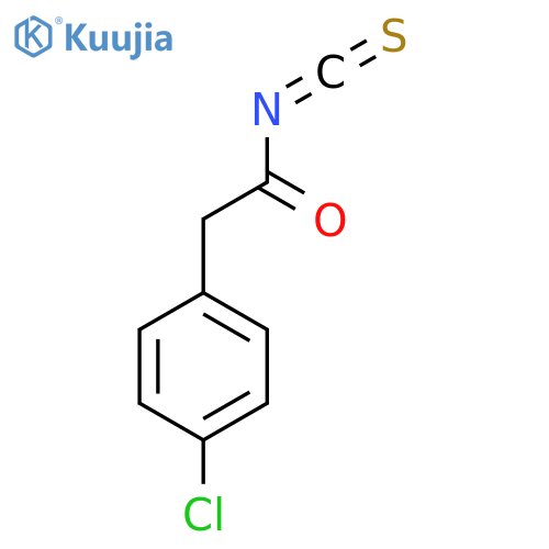 2-(4-chlorophenyl)ethanecarbonyl isothiocyanate structure