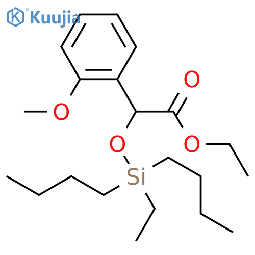 ethyl {[dibutyl(ethyl)silyl]oxy}(2-methoxyphenyl)acetate structure