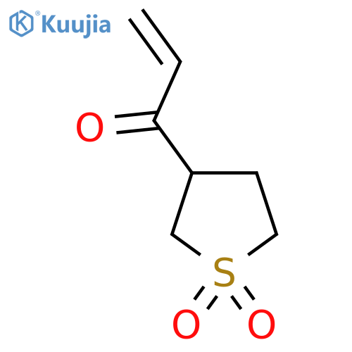 3-(prop-2-enoyl)-1lambda6-thiolane-1,1-dione structure